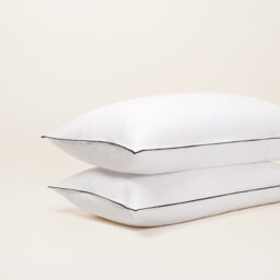 Carlina 100% Linen Button Pillow Protector