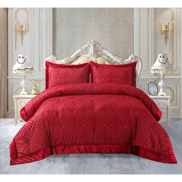 Microfiber Bedspread with Pillow Shams Included