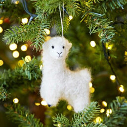 9cm Handmade Wool / Felt Hanging Figurine Ornament