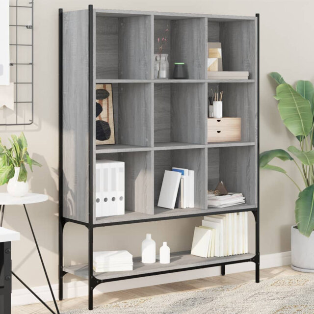 Hagley 141.5cm H x 102cm W Metal Bookcase