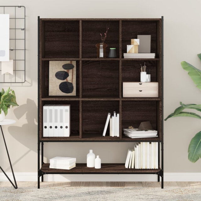 Hagley 141.5cm H x 102cm W Metal Bookcase