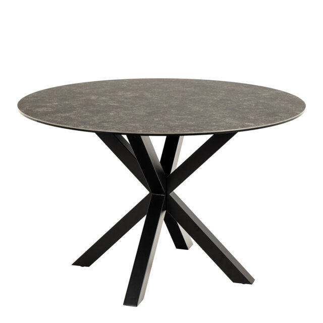 Harrisonburg Round Metal Base Dining Table