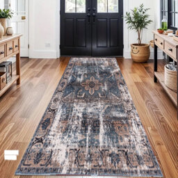 New Stylish Long Hallway Traditional Runner Rug  Bedroom Carpet Washable Rugs Kitchen Floor Mats