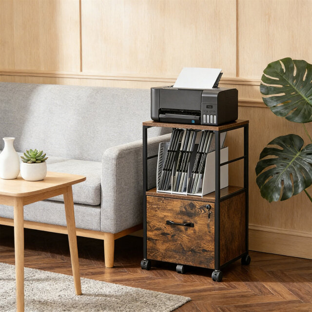 40.2cm Wide 1 -Drawer Mobile File Cabinet