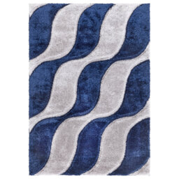 Ablakat Geometric Machine Tufted Shag 60cm X 110cm Indoor / Outdoor Area Rug