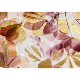 Folma Machine Woven Pink/Gold Rug