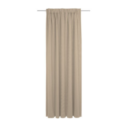 Uni Collection 100% Cotton Room Darkening Curtain Single Panel