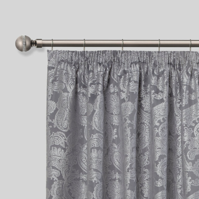 Bling Diamond Adjustable 2cm Single Curtain Pole