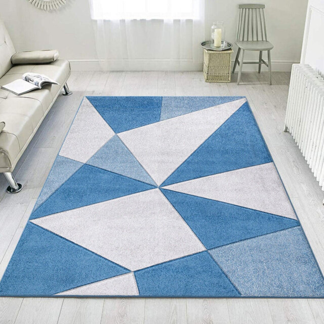 Jaxsone Geometric Indoor / Outdoor Area Rug
