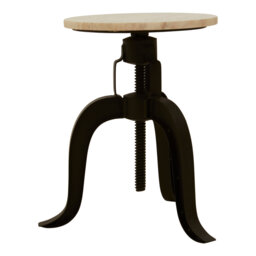 Counter Stool with Metal Frame
