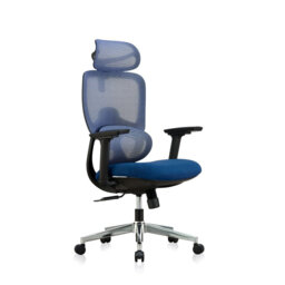 Polyester Office Chair with Headrest