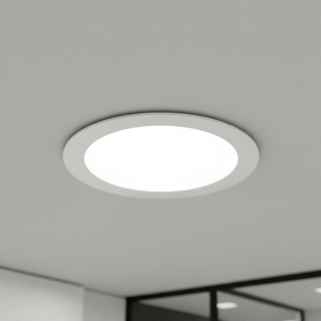 UltraBeam 18 Watt LED Slimline Round Recessed Ceiling Down Light