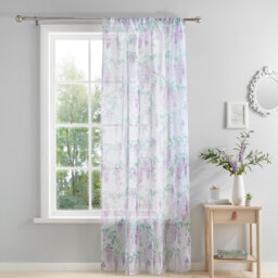 Wisteria 100% Recycled Polyester Sheer Slot Top Sliding Panel Panel