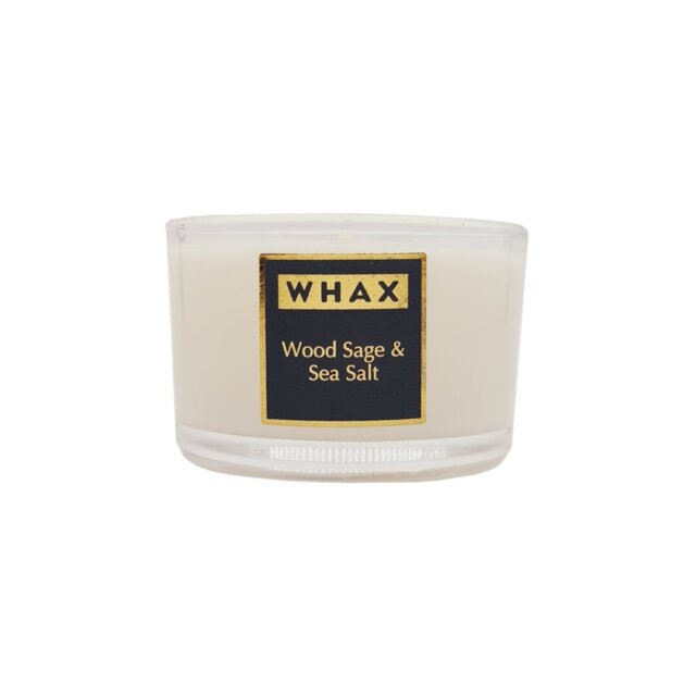 Travel Wood Sage and Sea Salt Scented Jar Candle