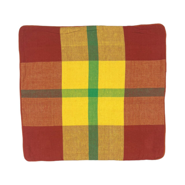 Crowne Plaid Square Cushion