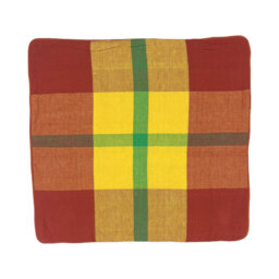 Crowne Plaid Square Cushion