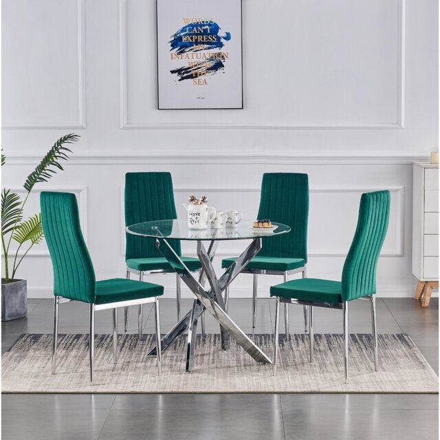 Gabriela 4 - Person Dining Set