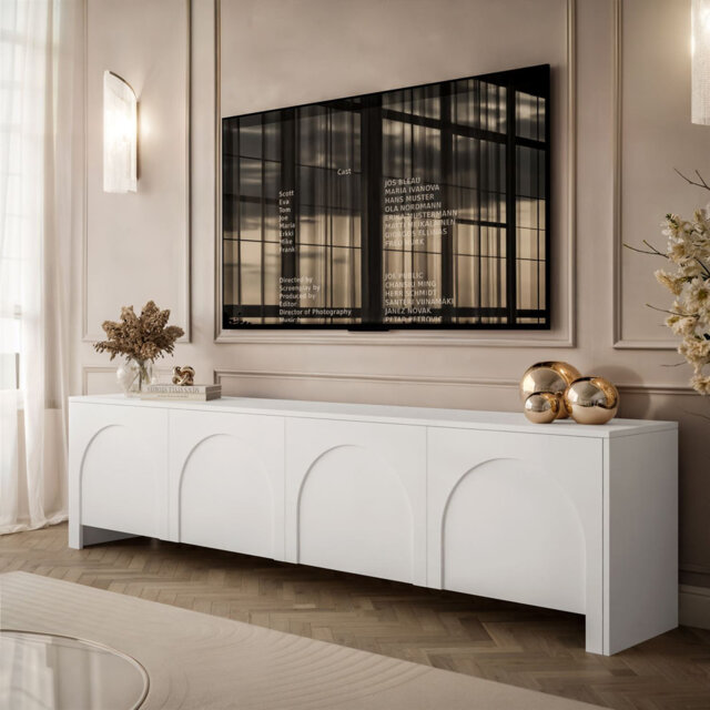"TV Stand ARIADNA 4D TV cabinet for TV's up to 88"""