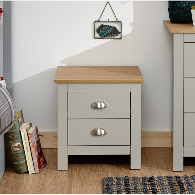 Loretta 45cm W Particle Board / Chipboard Bedside Table