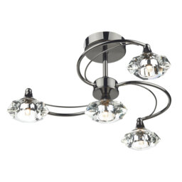 Greenhaw Glass Semi Flush Mount