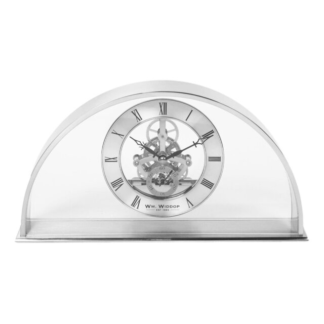 Roman Numeral Metal Quartz Movement / Crystal Tabletop Clock