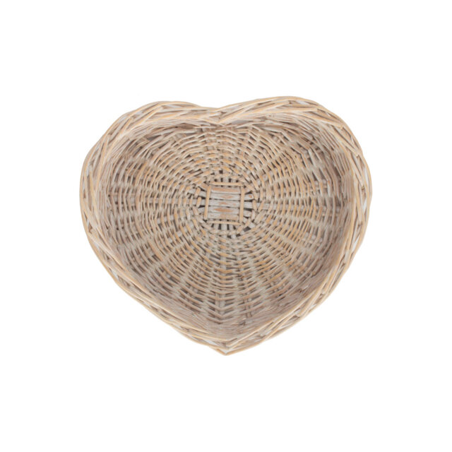 Loretta Wicker Heart Shaped Storage Tray