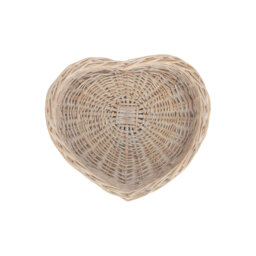 Loretta Wicker Heart Shaped Storage Tray