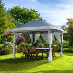13x13ft Pop Up Canopy Tent with Sidewalls Waterproof Commercial Gazebo Garden Yard