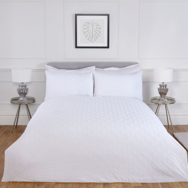 Polyester Solid Colour Duvet Cover Set
