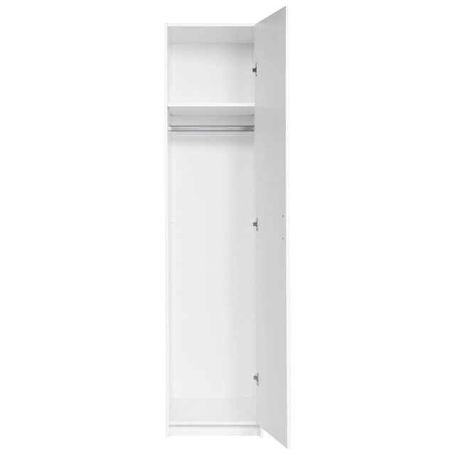 TALLIN 01 - Wardrobe 1D W10200-WHITE LAMINATE W10200-WHITE LAMINATE 01 B