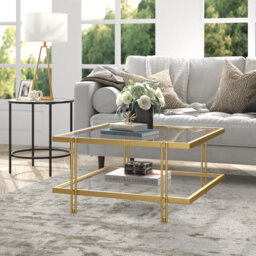 Inez Four Leg Coffee Table with Storage