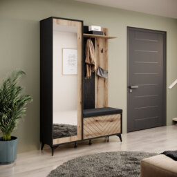 Hall Tree 134cm Wide with Shoe Storage