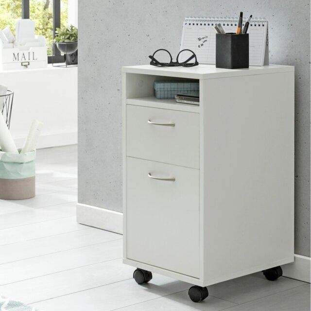 33cm Wide 1 -Drawer Mobile File Cabinet