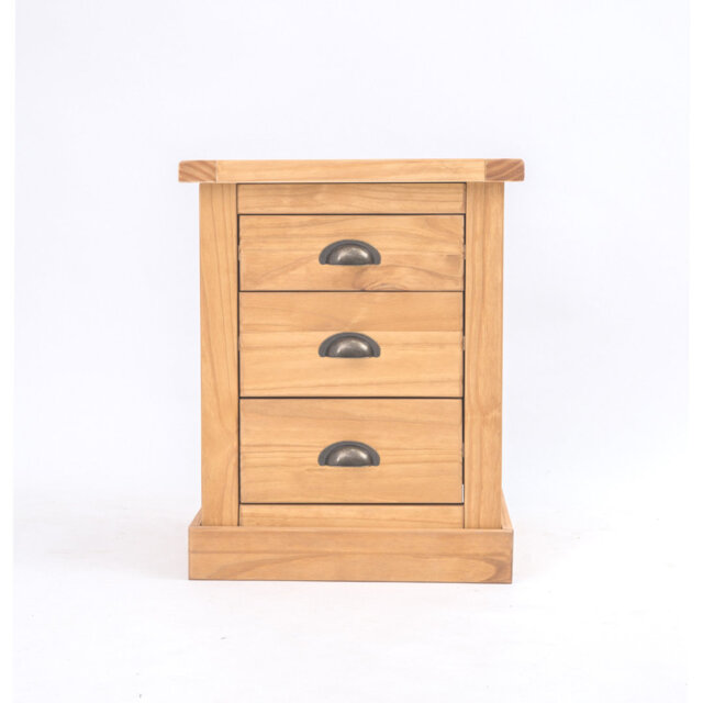 Phineas 45cm W Plywood / Laminate Board Bedside Table
