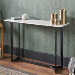 Vitiello 112cm Marble Top Console Table