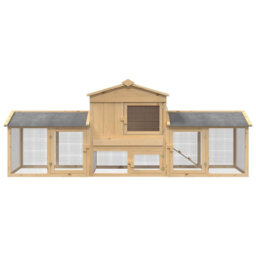 Chicken Coop Brown 225 X 60 X 89 Cm