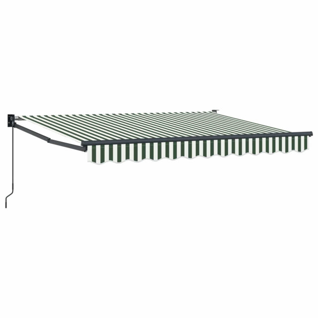 Vidaxl Retractable Awning Door Canopy Garden Patio Awning Fabric And Aluminium