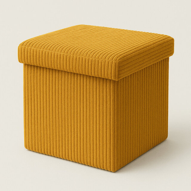 50cm Wide Tufted Footstool Ottoman