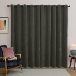 Soft Chenille Blackout Curtain Panel Pair