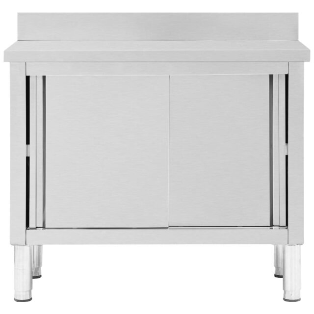 Biram Metal Kitchen Island