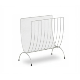 Modern Metal Mesh Freestanding Newspaper & Magazine Rack