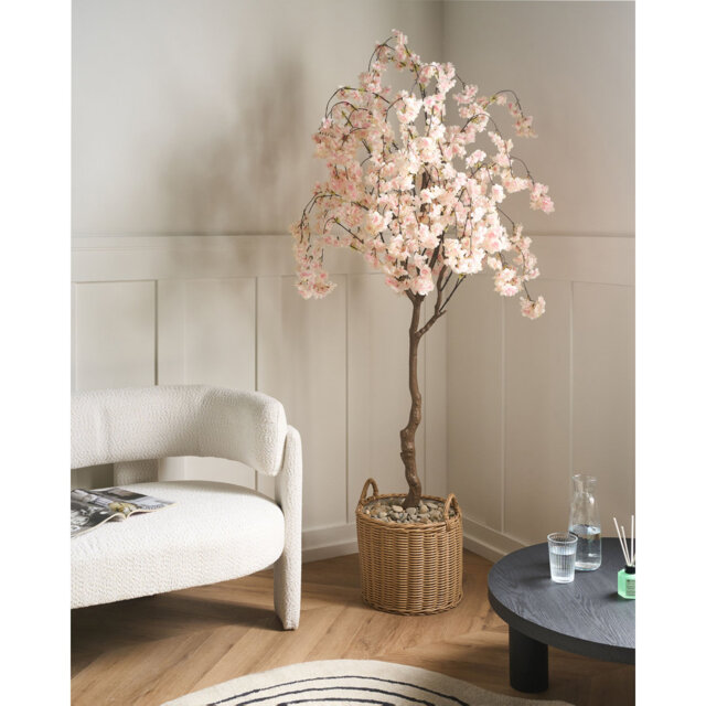 Pauletta 190cm Faux Flowering Tree in Pot