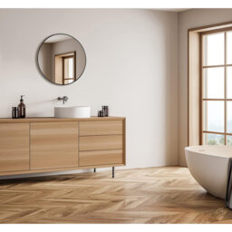 Aluminium Round Mirror