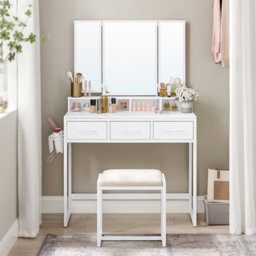 Hans Dressing Table Set with Mirror