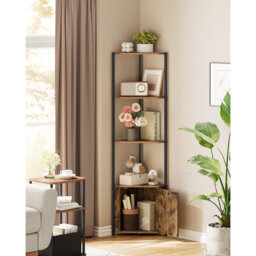 Corner Shelf With Storage, Corner Storage Cabinet