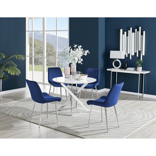 Eubanks 4 - Person Dining Set
