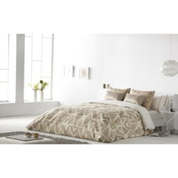 Kaylie Cotton Blend Geometric Shapes Duvet Cover Set with Pillowcases Included