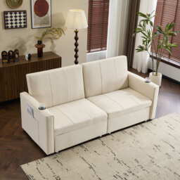 Pull Out Sofa Bed With Cup Holders