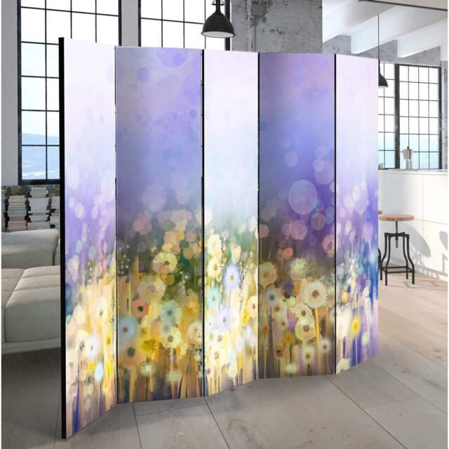 Painted Meadow Room Divider