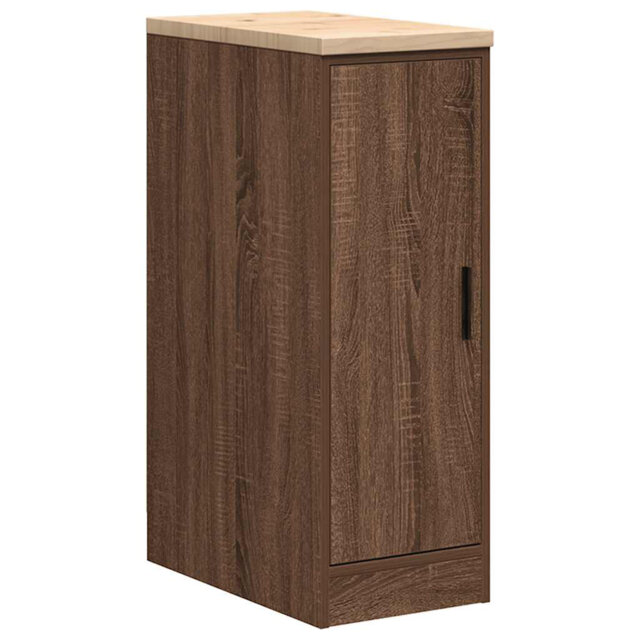 Solid Wood Single Storage Cabinet ( 85cm H x 30cm W x 51cm D)
